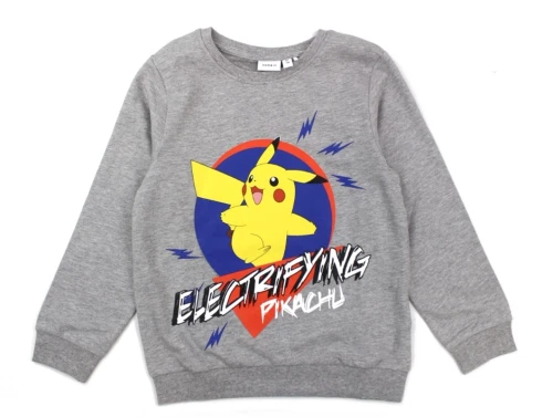 Name It sweatshirt grey melange Pokemon